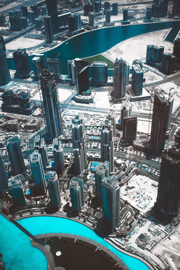Skyscrapers Top View Burj Khalifa