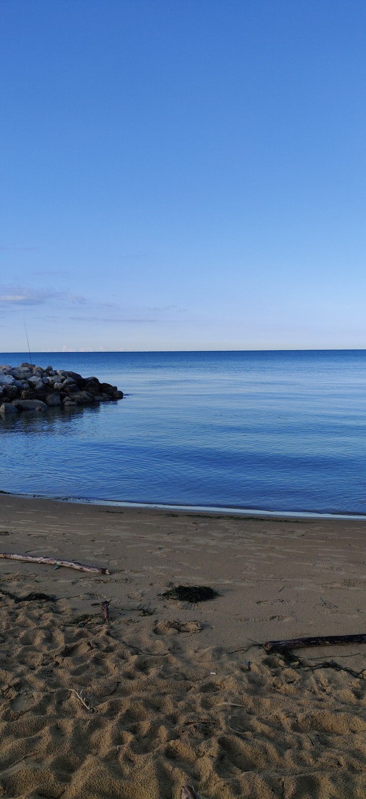 spiaggia, mattutina