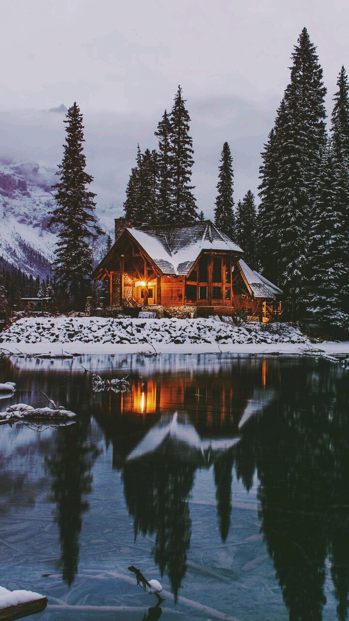 #maisonnette en hiver