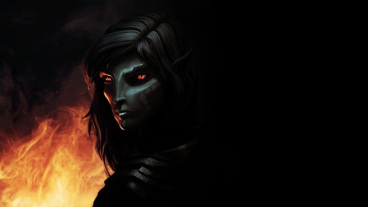Dark Elf Skyrim