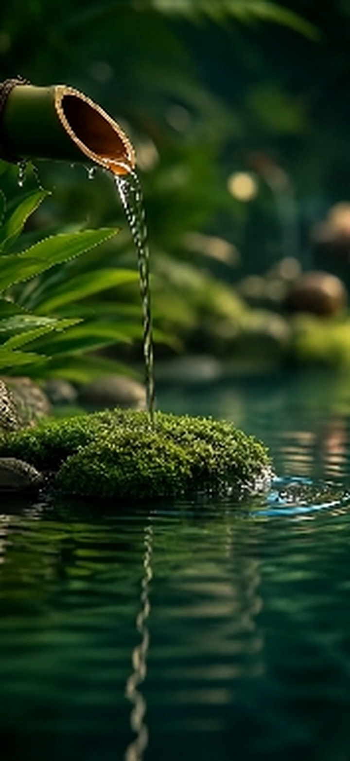 Bamboo Waterfalls Flow