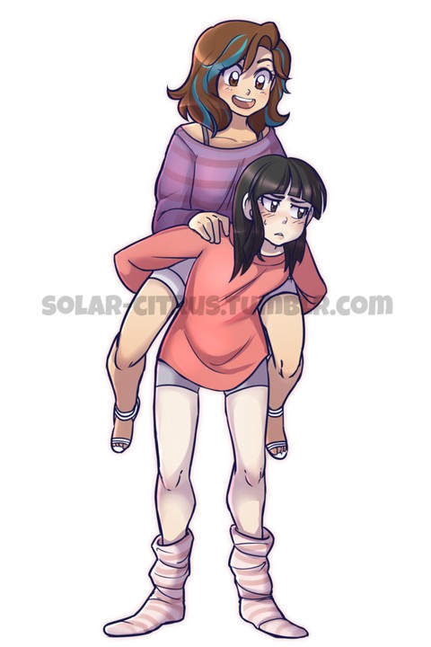 Chara and Frisk