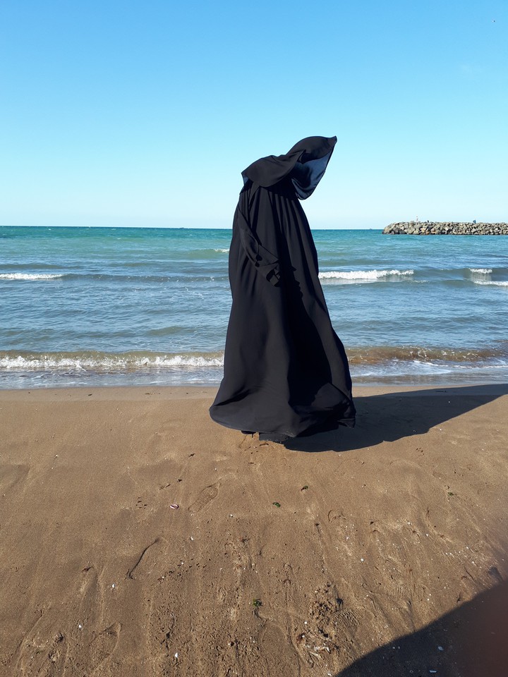 au bord de la plage
