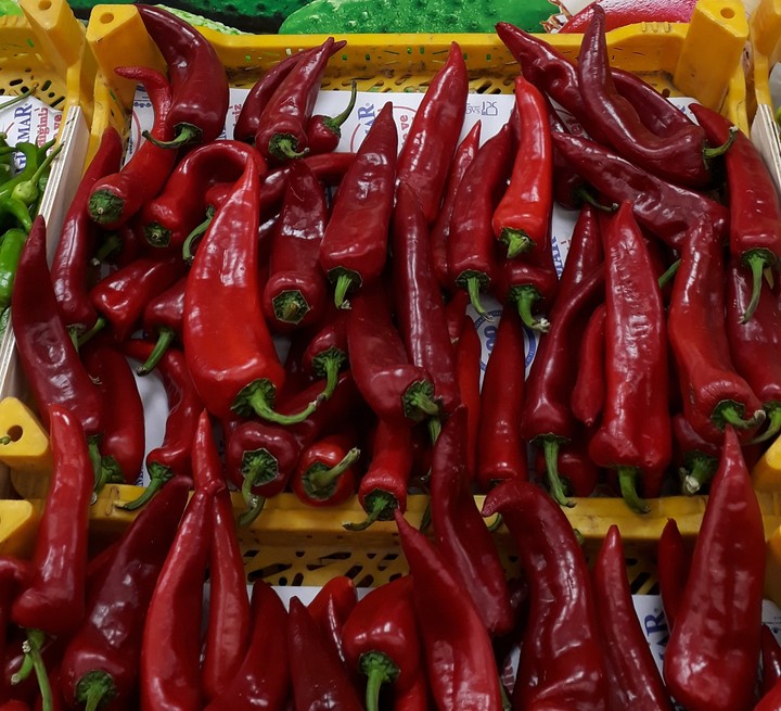 Red peppers