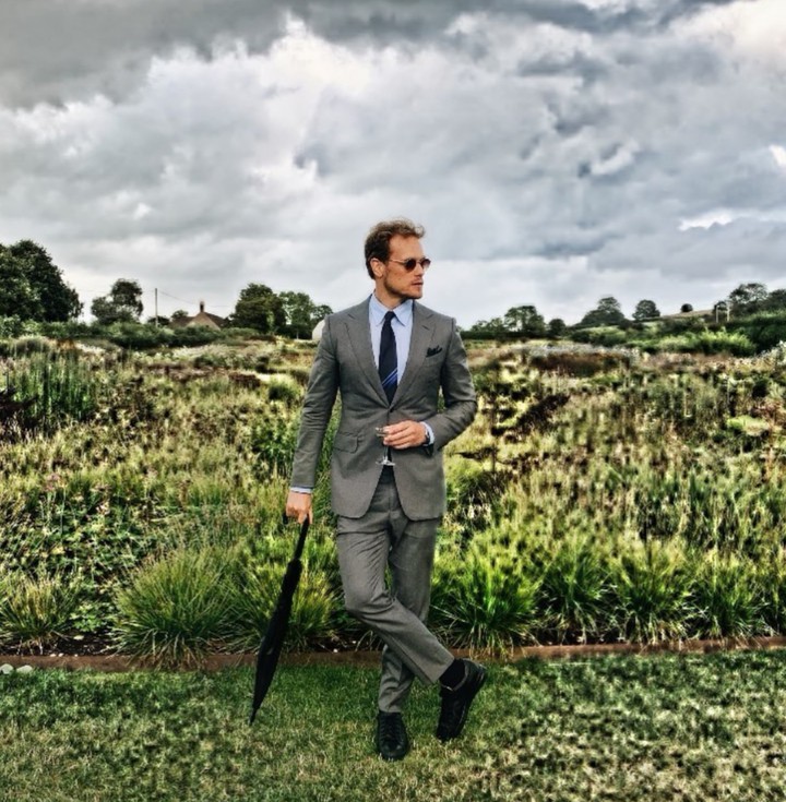 spiffy Sam Heughan