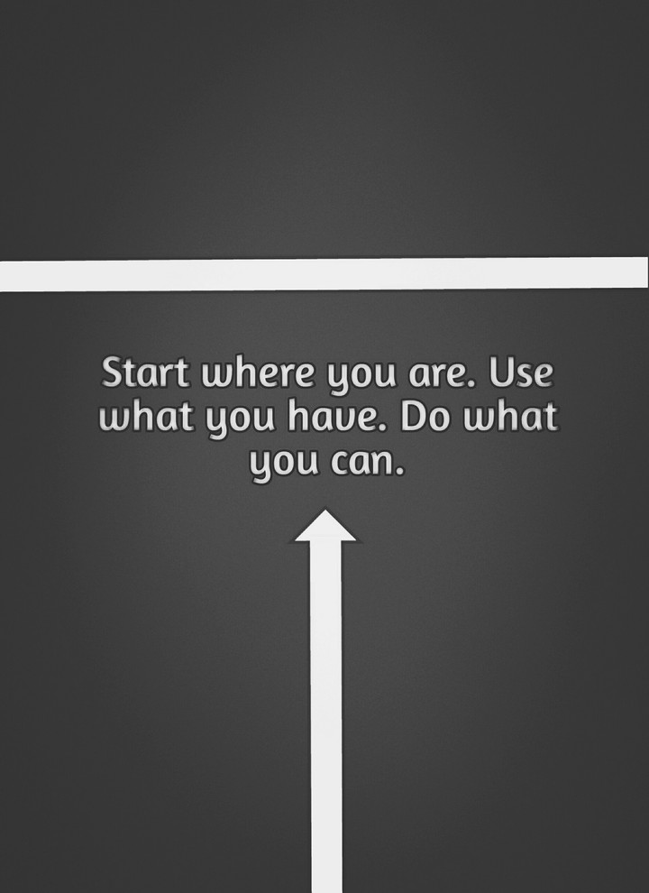 you can