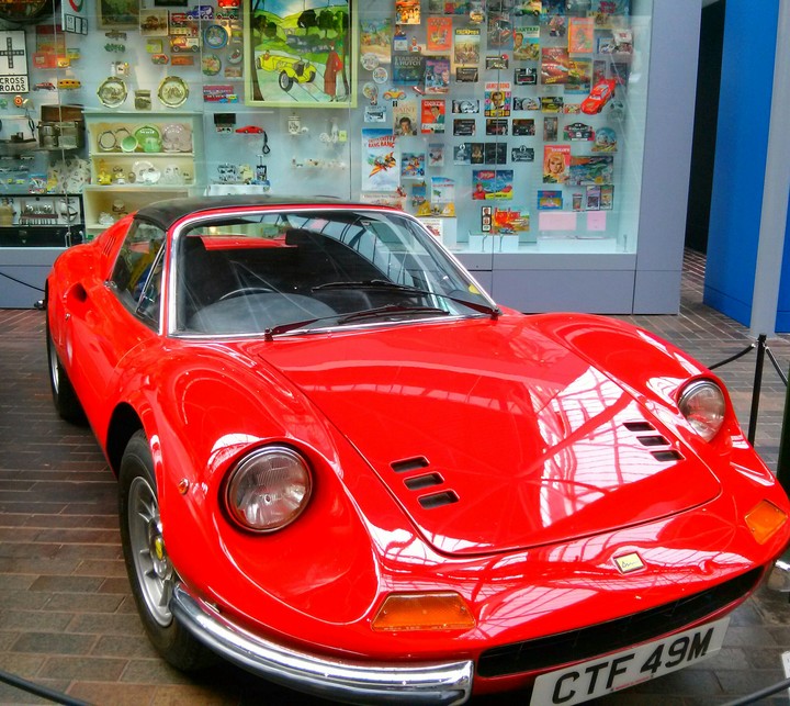 old red car