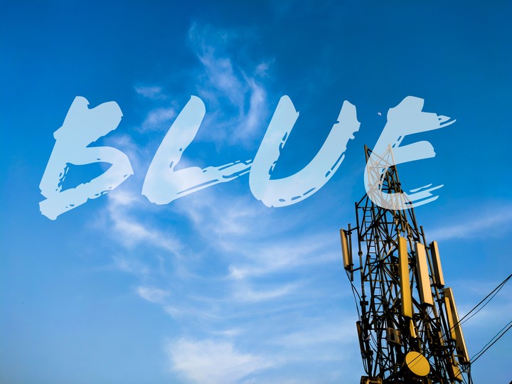 deep blue sky