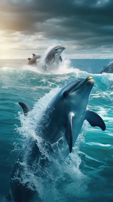 Fin, dolphin duvar kağıtları