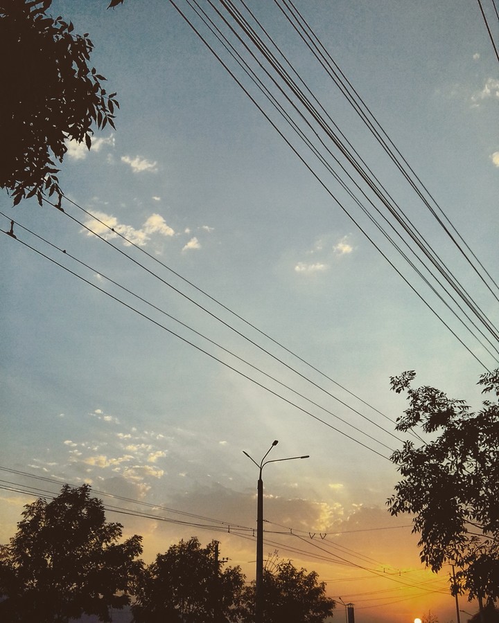 sunset.