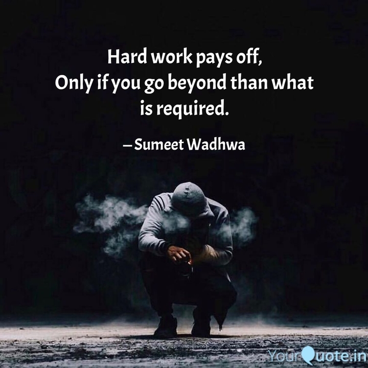 Hard Work Pays Off