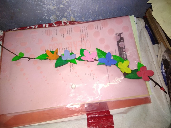 ....paper flowers