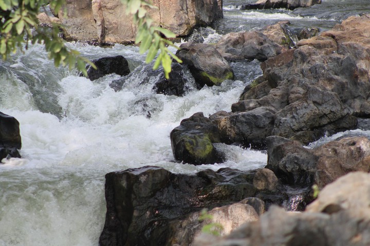 Water falls