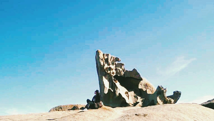rock and sky