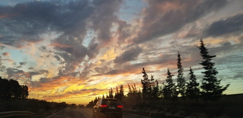 sunset Morocco