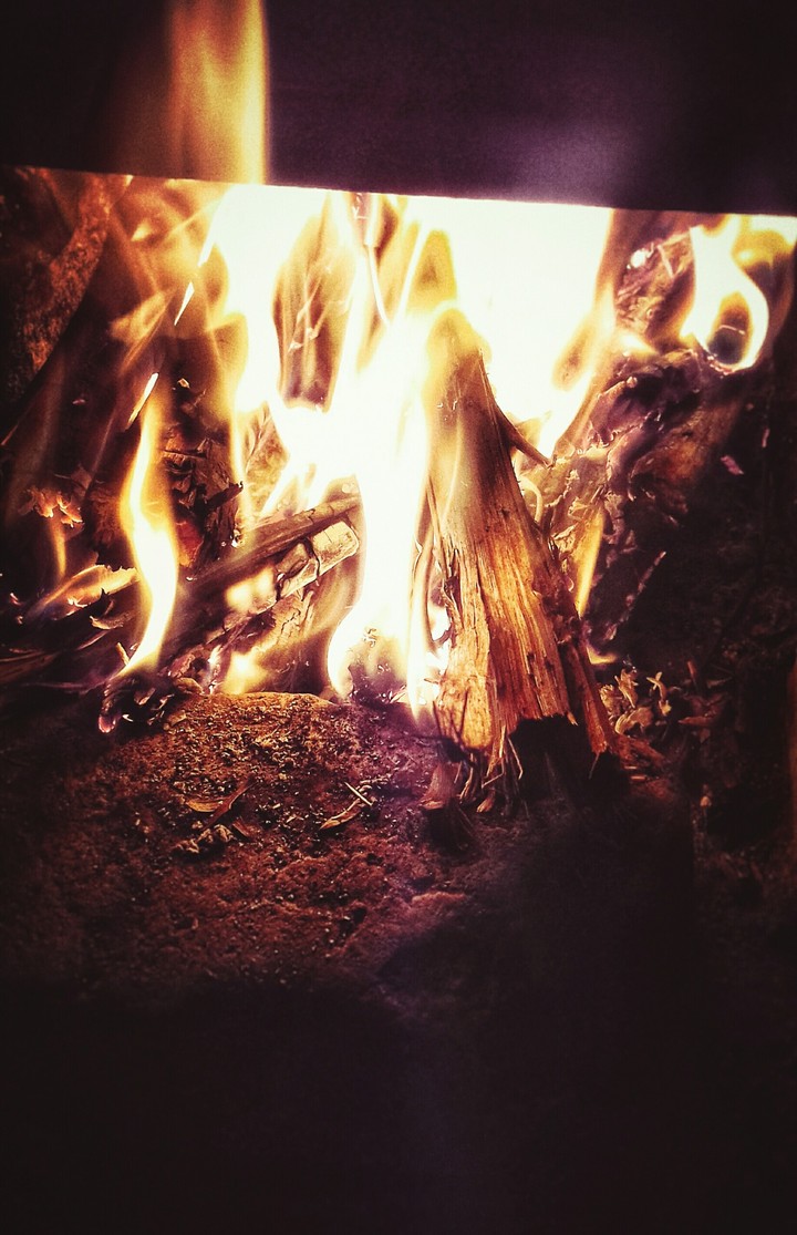 Love is like fire.