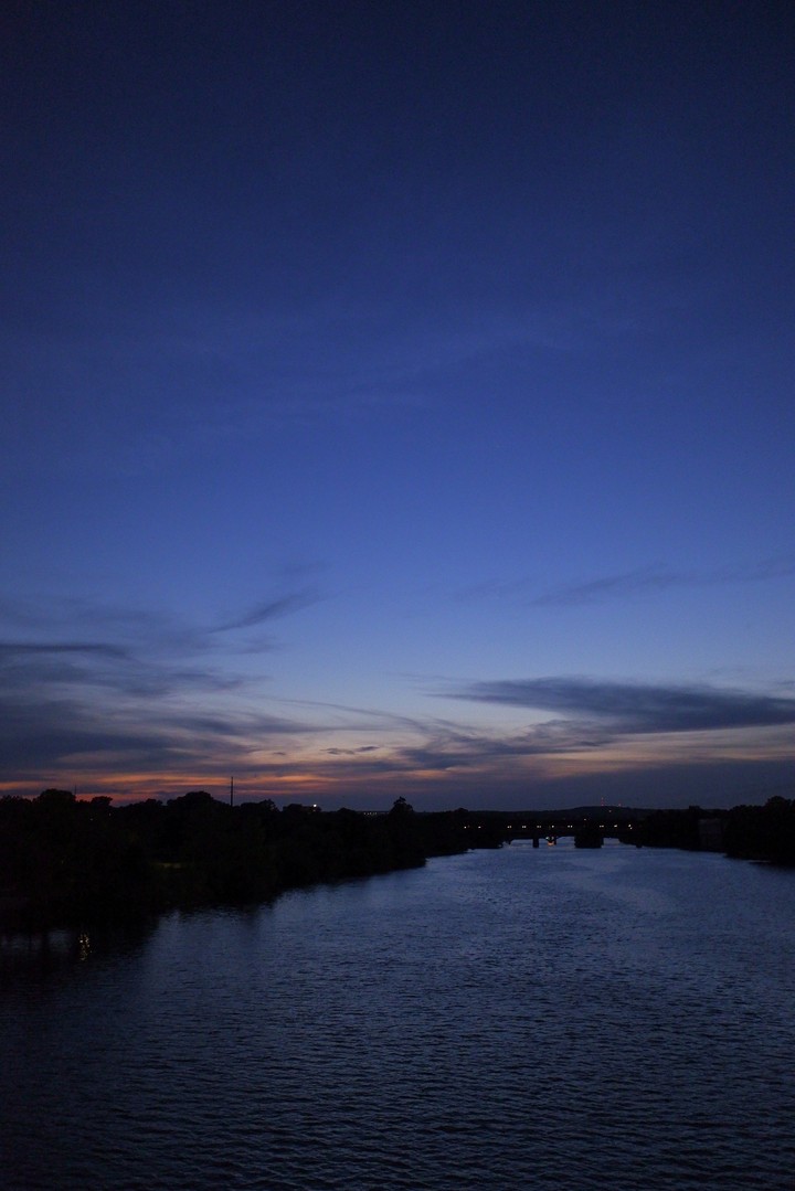 Colorado River at dusk