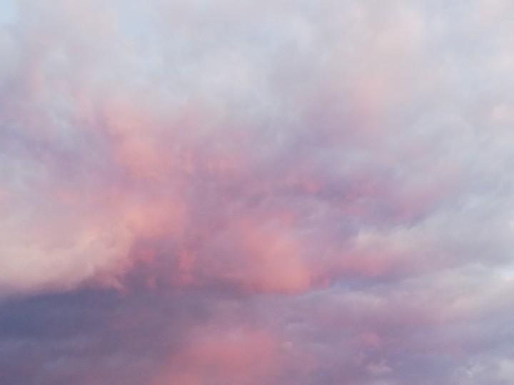 pink clouds