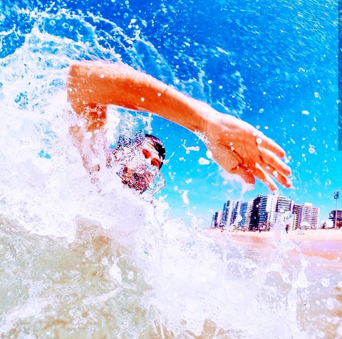 swimming