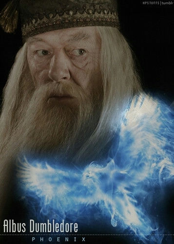 Albus Dumbledore and his Patronus