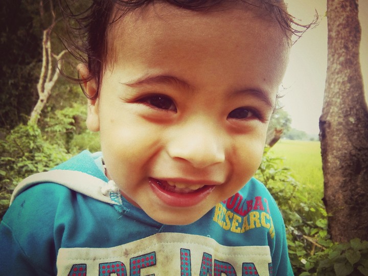 Smiling baby