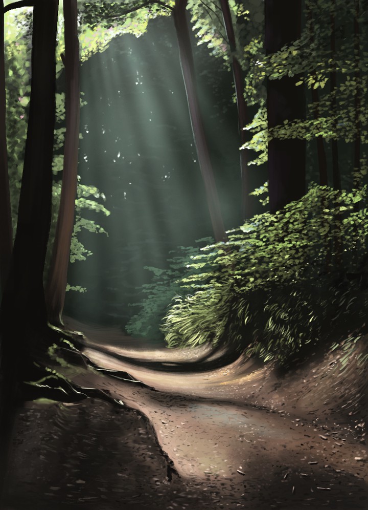 Landscape digital painting