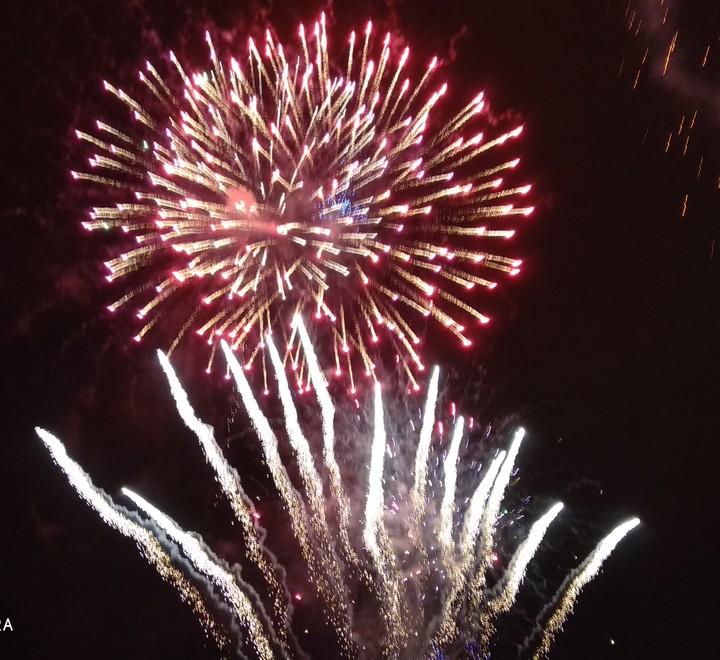 Live fireworks