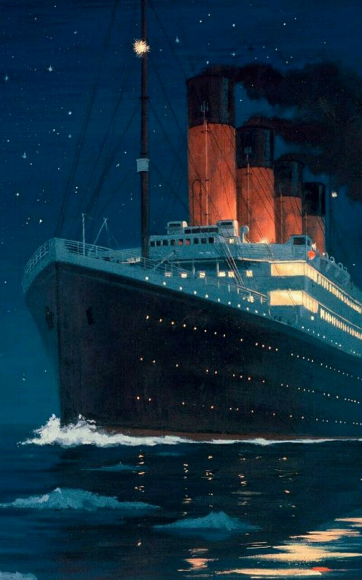 beautiful ship night view