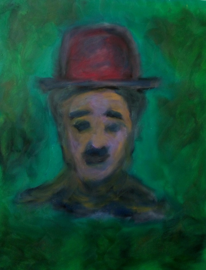 Chaplin abstract painting
