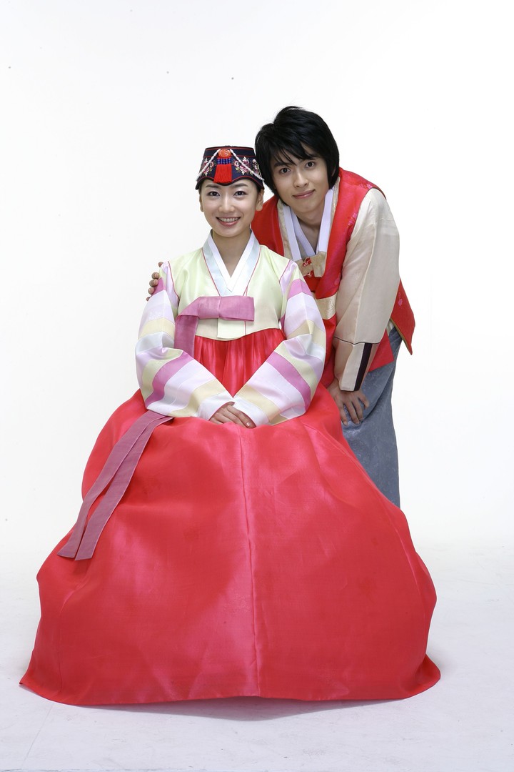 Couple in Korean Dress