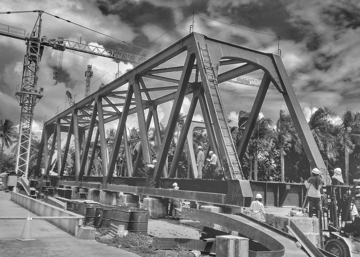 steel bridge structure