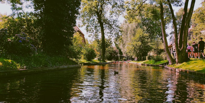 on the riverside