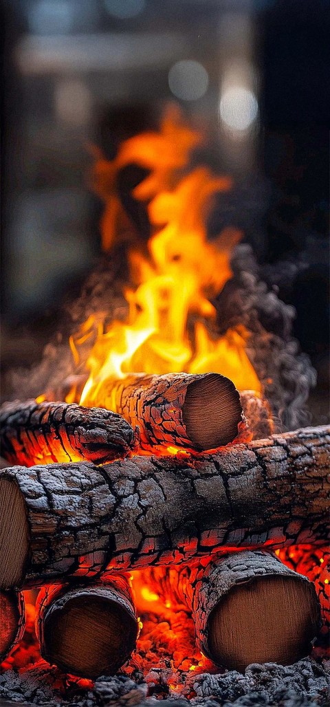 ταπετσαρίες charcoal, fire