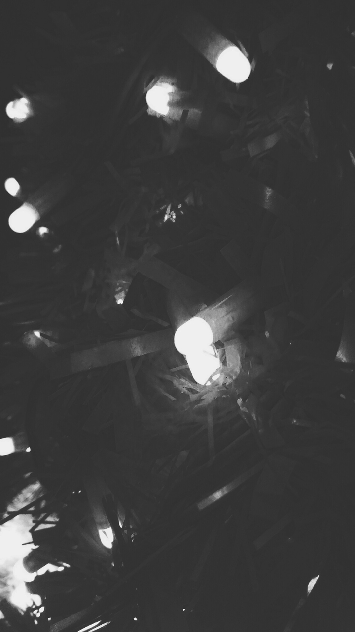 light in dark
