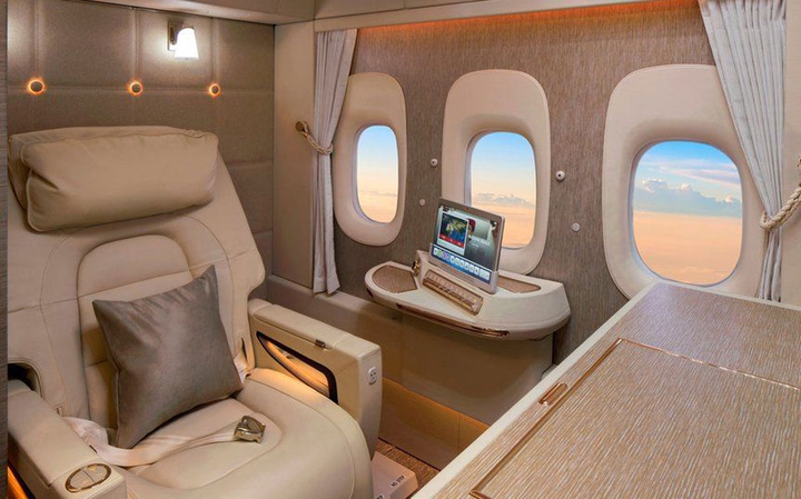First class cabin
