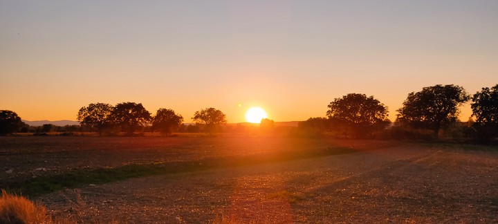 atardecer