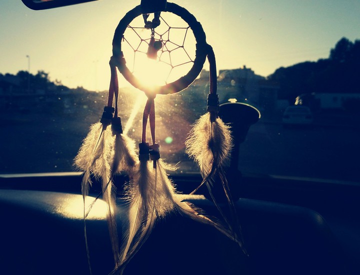 Dreamcatcher in the car