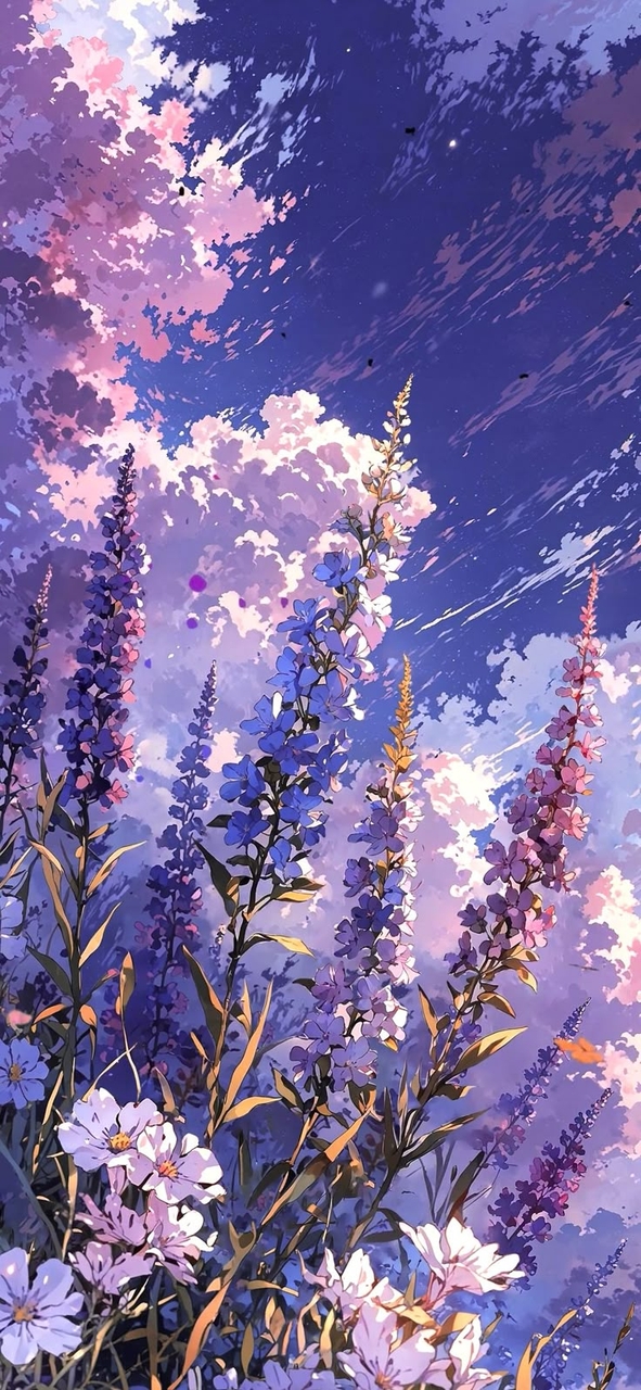 sfondi flower, purple