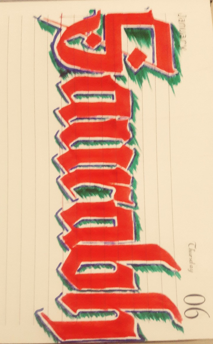 my calligraphy