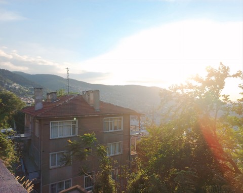 обои hill, evening