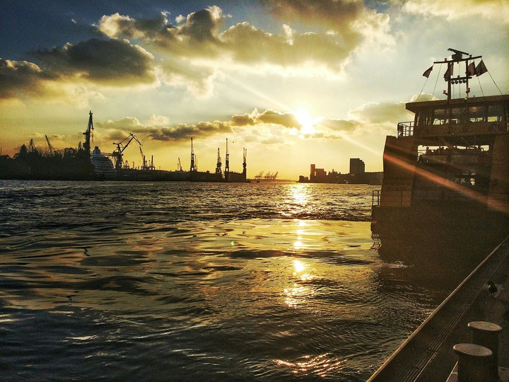 Evening and sea