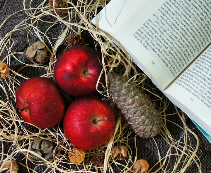 Apples and books