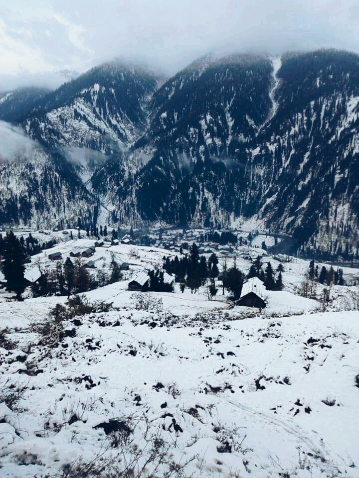 Village Hilmat after snowfall