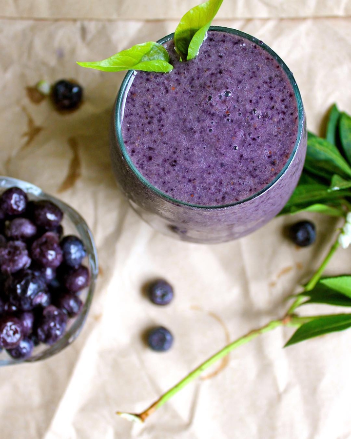 bule berry vanilla smoothie