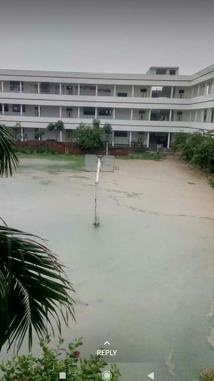 raining outside