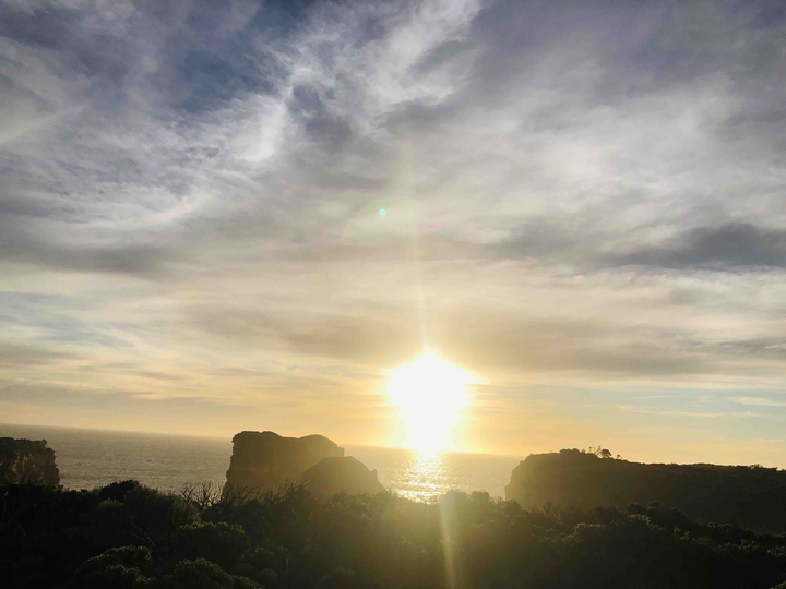 Sunset at Great Ocean Road