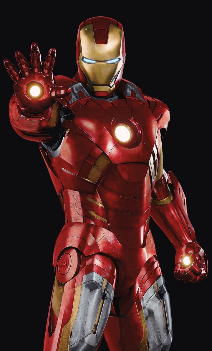 Iron man stance.