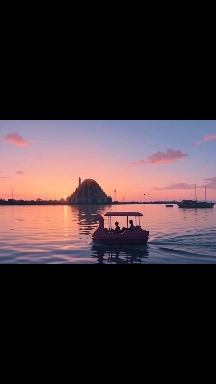 Twilight boat