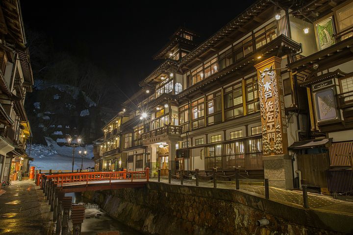 Ginzan Onsen hot spring resort