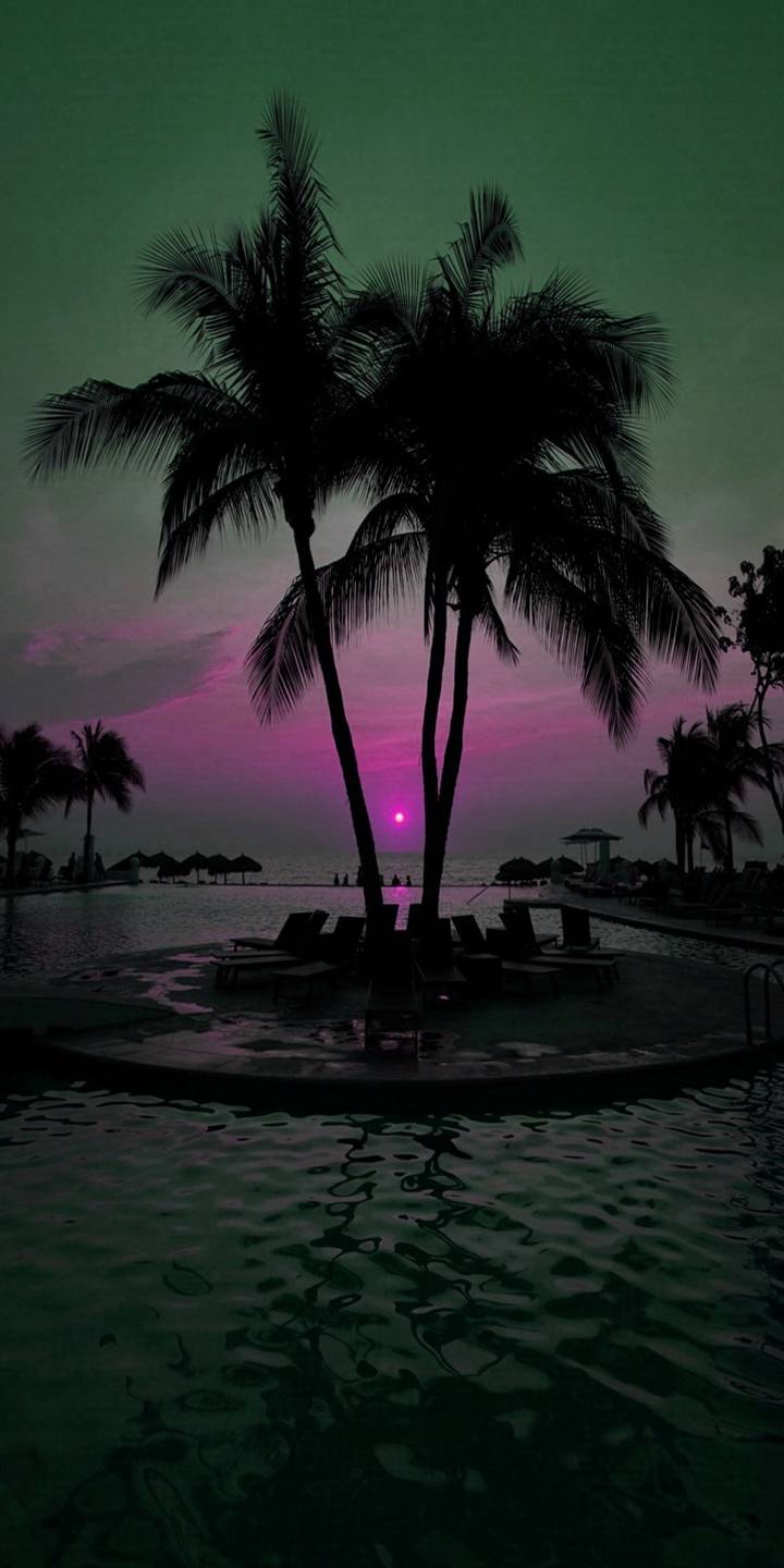 pink sun
